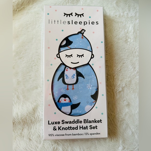 🐧NIB LS Penguin Swaddle Set🐧 - Picture 3 of 3